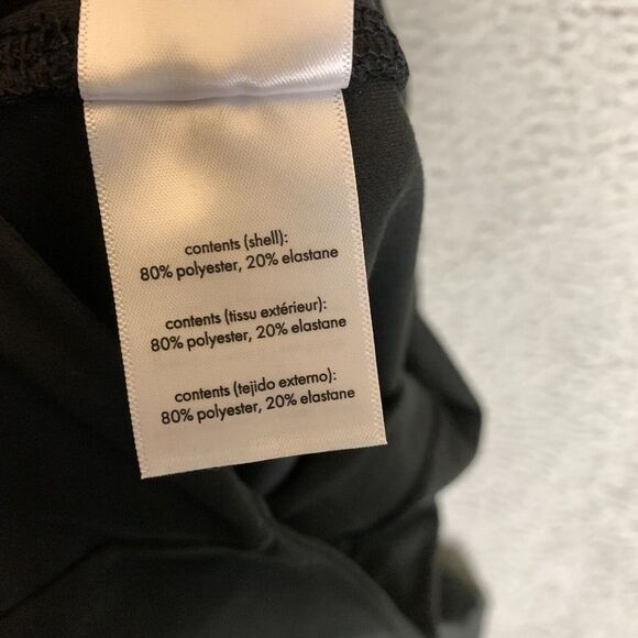 WeWoreWhat Lace-up Leggings Womens Large L Black Brushed Poly High-Waist NWT $78 - Picture 8 of 16